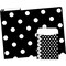 Barker Creek Black & White Dots File Folder & Library Pockets, 42/Set 3603 - alternate 1